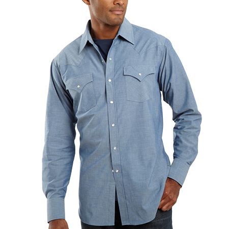 Ely Cattleman Chambray Shirt, $27 | jcpenney | Lookastic