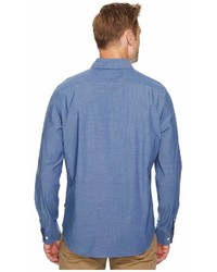 Nautica Long Sleeve Anchor Solid End On End T Shirt