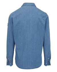 Moncler Long Sleeve Chambray Shirt