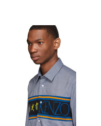 Kenzo Navy Casual Fit Shirt