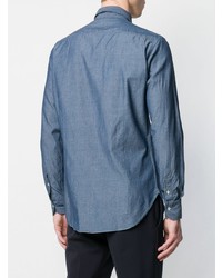 Mp Massimo Piombo Pointed Collar Shirt