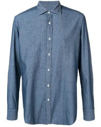 Mp Massimo Piombo Pointed Collar Shirt