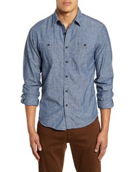 Alex Mill Slim Fit Button Up Chambray Shirt