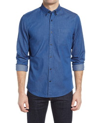 Nordstrom Trim Fit Chambray Shirt