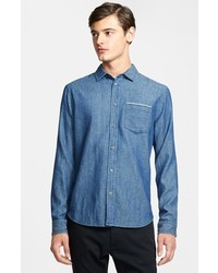 Marc by Marc Jacobs Trim Fit Selvedge Chambray Shirt