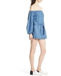 Free People Tangled In Willows Off The Shoulder Romper