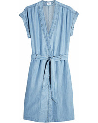 Closed Chambray Dress With Belt Tie