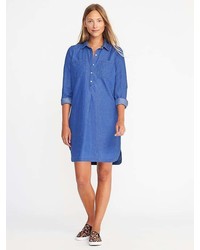Old Navy Chambray Shirt Dress For