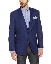Calvin Klein Malik Regularfit Two Button Notch Lapel Jacket In Plaid