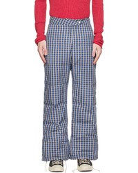ERL Blue Puffer Down Trousers