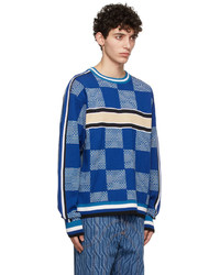 Ahluwalia Blue Wool Sweater