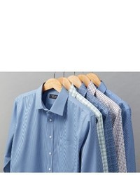 Nordstrom Big Tall Nordsrom Shop Smartcare Regular Fit Check Dress Shirt
