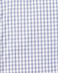 English Laundry Mini Check Long Sleeve Dress Shirt Navy