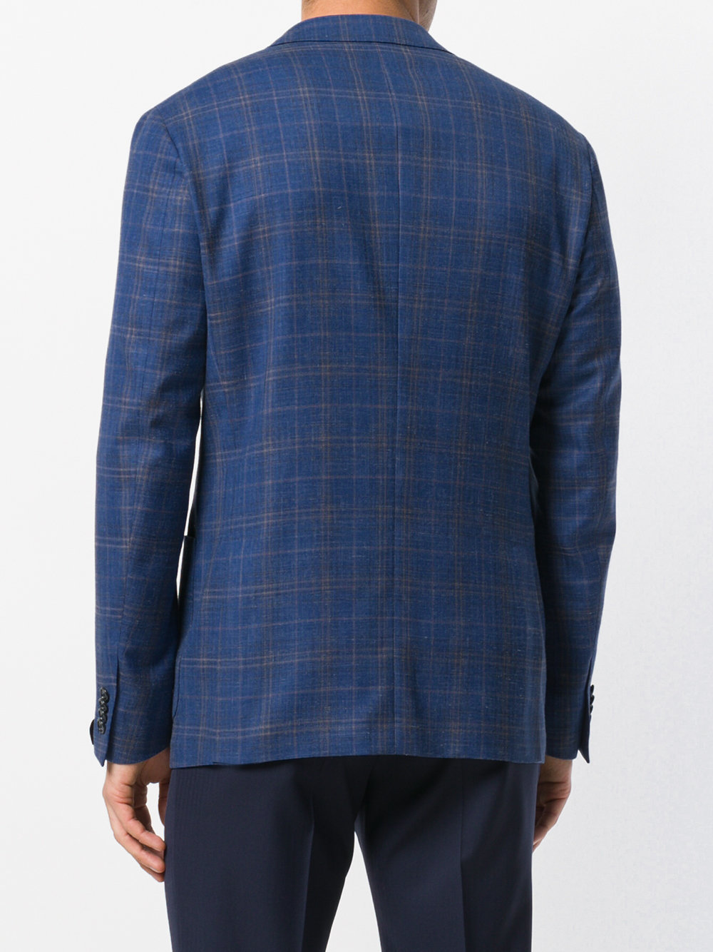 Corneliani Woven Check Blazer, $762 | farfetch.com | Lookastic