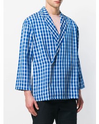 Sunnei Wrap Front Checked Shirt