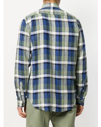 Ps By Paul Smith Check Print Patch Pocket Shirt