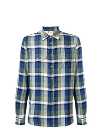 Ps By Paul Smith Check Print Patch Pocket Shirt