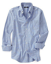 Cremieux Long Sleeve Check Poplin Woven Shirt
