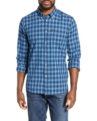 Barbour Indigo Tailored Fit Check Shirt