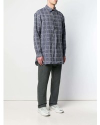 JW Anderson Logo Grid Print Tunic Shirt