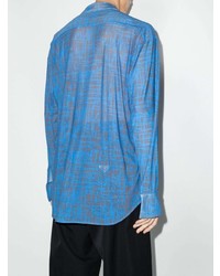 Maximilian Scratch Check Print Shirt