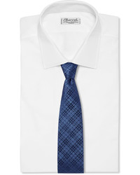 Charvet 75cm Checked Silk Jacquard Tie