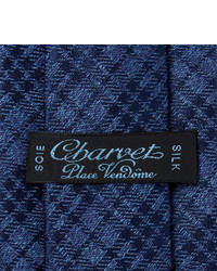 Charvet 75cm Checked Silk Jacquard Tie