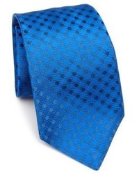 Kiton Checkered Silk Tie