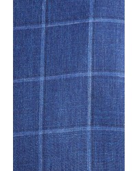 David Donahue Aiden Classic Fit Windowpane Wool Blend Sport Coat