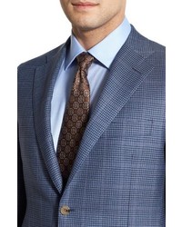Hickey Freeman Classic Fit Check Wool Sport Coat