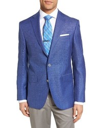 David Donahue Connor Classic Fit Check Wool Sport Coat