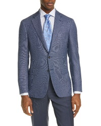 Canali Fit Check Silk Wool Sport Coat