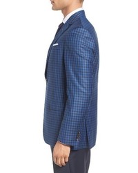 Ted Baker London Trim Fit Check Wool Sport Coat