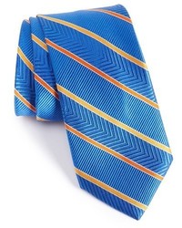 Blue Chevron Tie
