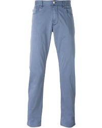 Armani Jeans Contrast Trim Slim Fit Chinos