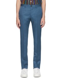 Ps By Paul Smith Blue Chino Trousers