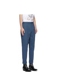 Moschino Blue Fantasy Print Trousers
