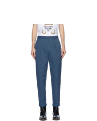 Moschino Blue Fantasy Print Trousers