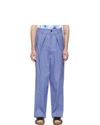 Jacquemus Blue Le Pantalon Lavandou Trousers