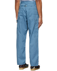Needles Blue Smiths Edition Painter Trousers
