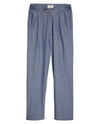 SMR Days Bondi Pleated Cotton Trousers In Slate At Nordstrom