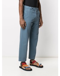 Kenzo Cropped Cotton Trousers