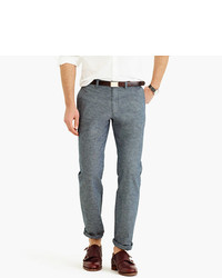 J.Crew Flecked Chambray Chino In 770 Straight Fit