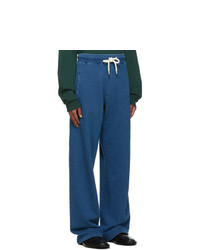 Lanvin Navy French Terry Trousers