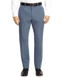 Brooks Brothers Plain Front Heather Blue Dress Chinos