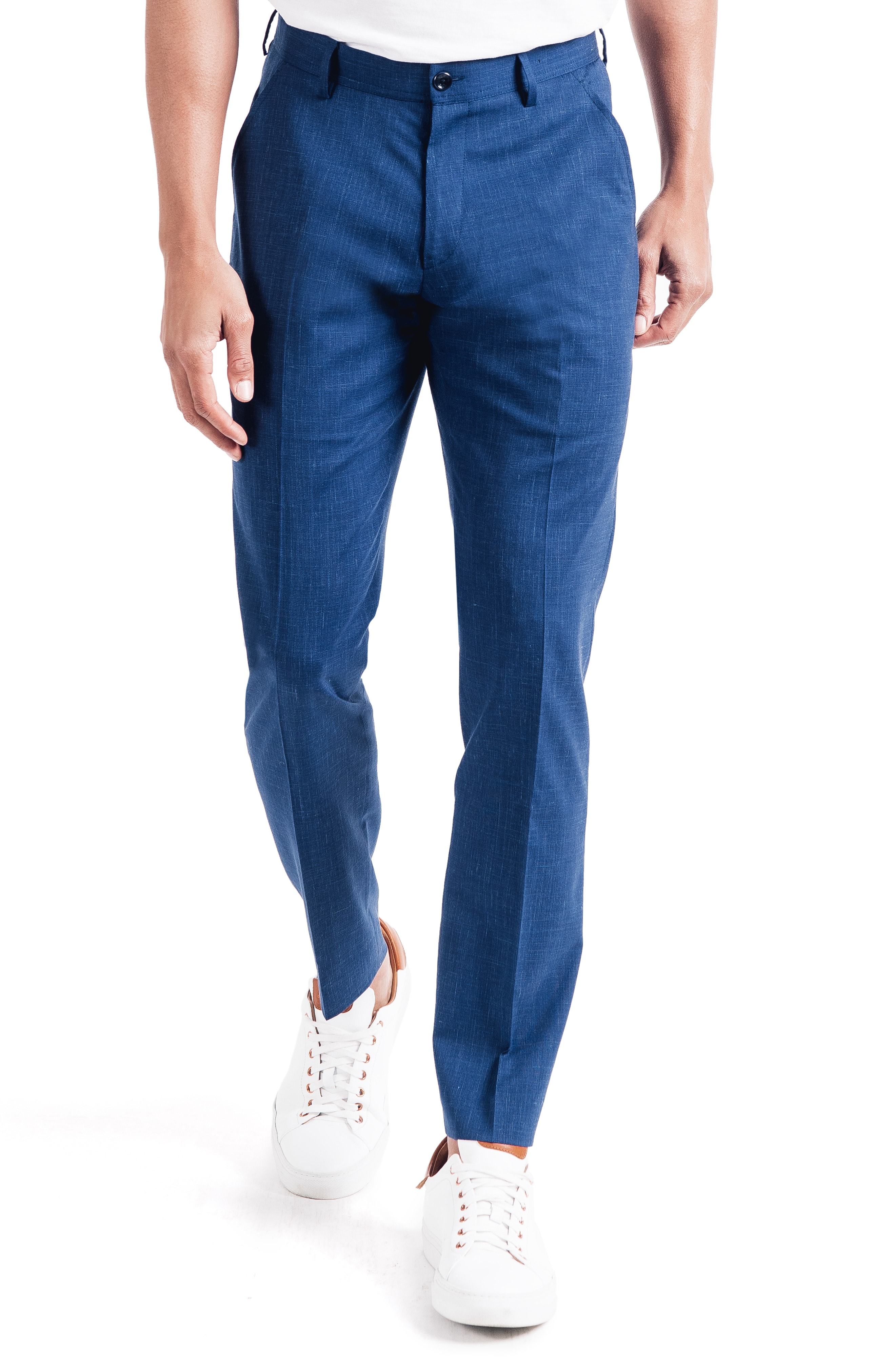GANT Grey Stretch Linen Slim Slouch Pants Trousers Size EU 44 UK 16 US 14 |  eBay