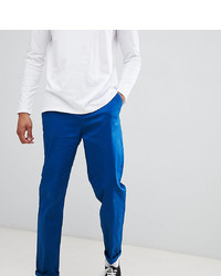 ASOS DESIGN Tall Relaxed Chinos In Royal Blue