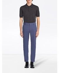 Prada Washed Effect Slim Fit Trousers