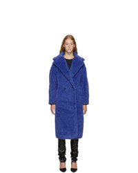 Max Mara Blue Teddy Bear Coat