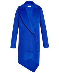 Antonio Berardi Electric Blue Double Coating Wool Coat Electric Blue